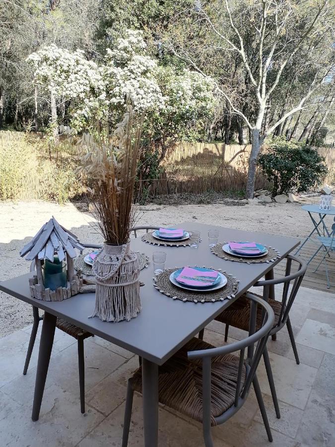 Langlade Maison 5 Personnes En Garrigue - Piscine-Spa Prive מראה חיצוני תמונה