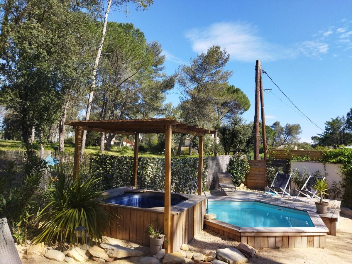 Langlade Maison 5 Personnes En Garrigue - Piscine-Spa Prive מראה חיצוני תמונה